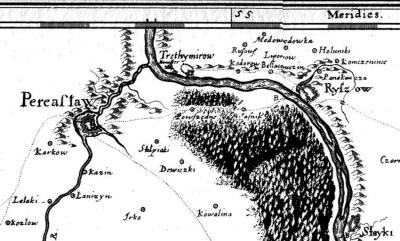 Терехтемирів на карте Боплана 1651 г.