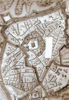 Фрагмент плану Києва 1750 р.