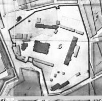 Фрагмент плану Києва 1768 р.