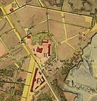 Фрагмент плану Києва 1865 р.