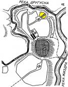 План Козельська за Г. Мокеєвим План Козельська за Г. Мокеєвим