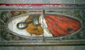 Образ св. князя Михайла на кришці раки…