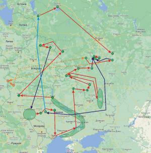 Картосхема ярлика 1514 року