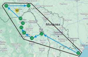 «Молдавська» група. Оптимальний маршрут