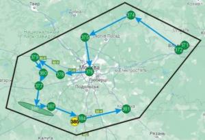 »Vladimir» group. Optimal route