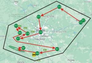 »Vladimir» group. Real route (class A)