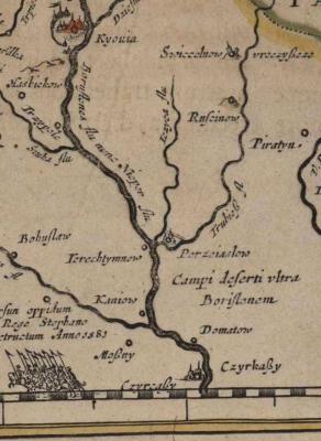 Терехтемирів на карті Литви Я.Янсона…
