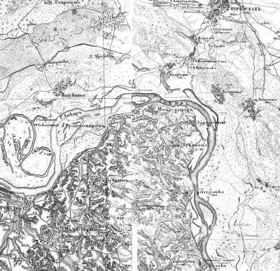 Терехтемирів на карті 1846 р.