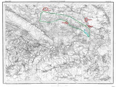 Аркуш карти Російської імперії 1868 р.…