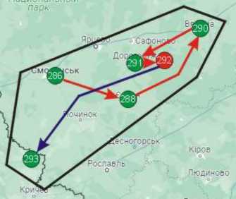 «Смоленська» група. Реальний маршрут…